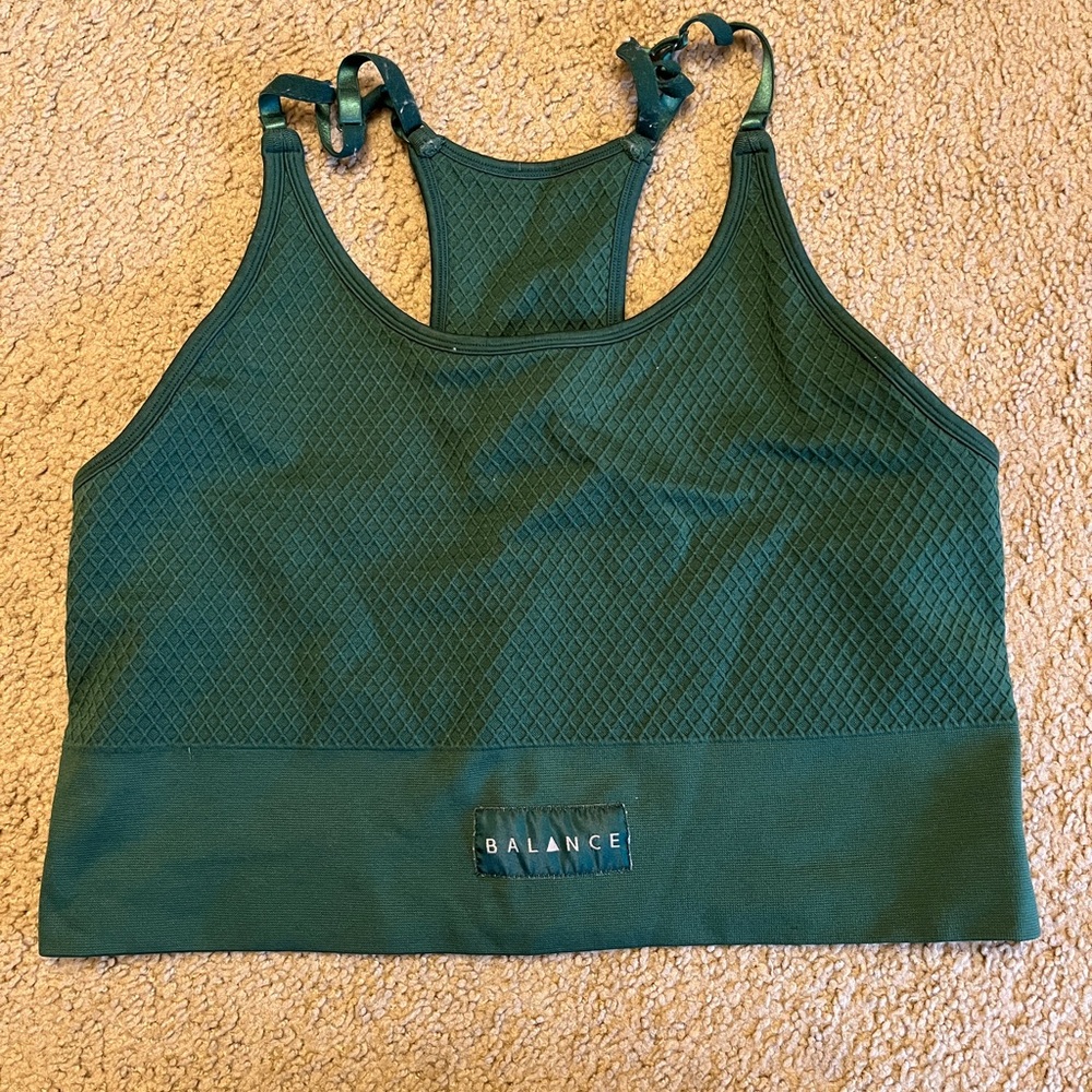 Balance Athletica 3XL Green Sports Bra (Energy Bra)